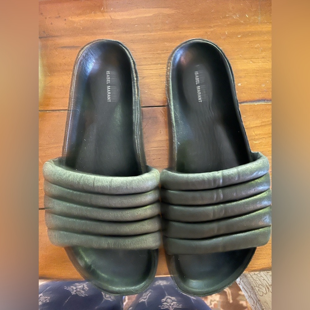 Isabel Marant slides in black